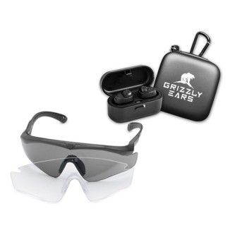 Zestaw prezentowy dla Strzelca: okulary balistyczne i ochronniki słuchu